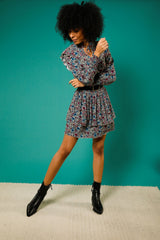 Mini Skirt Rocky Flower White - Mini Rocky Flower White تنورة