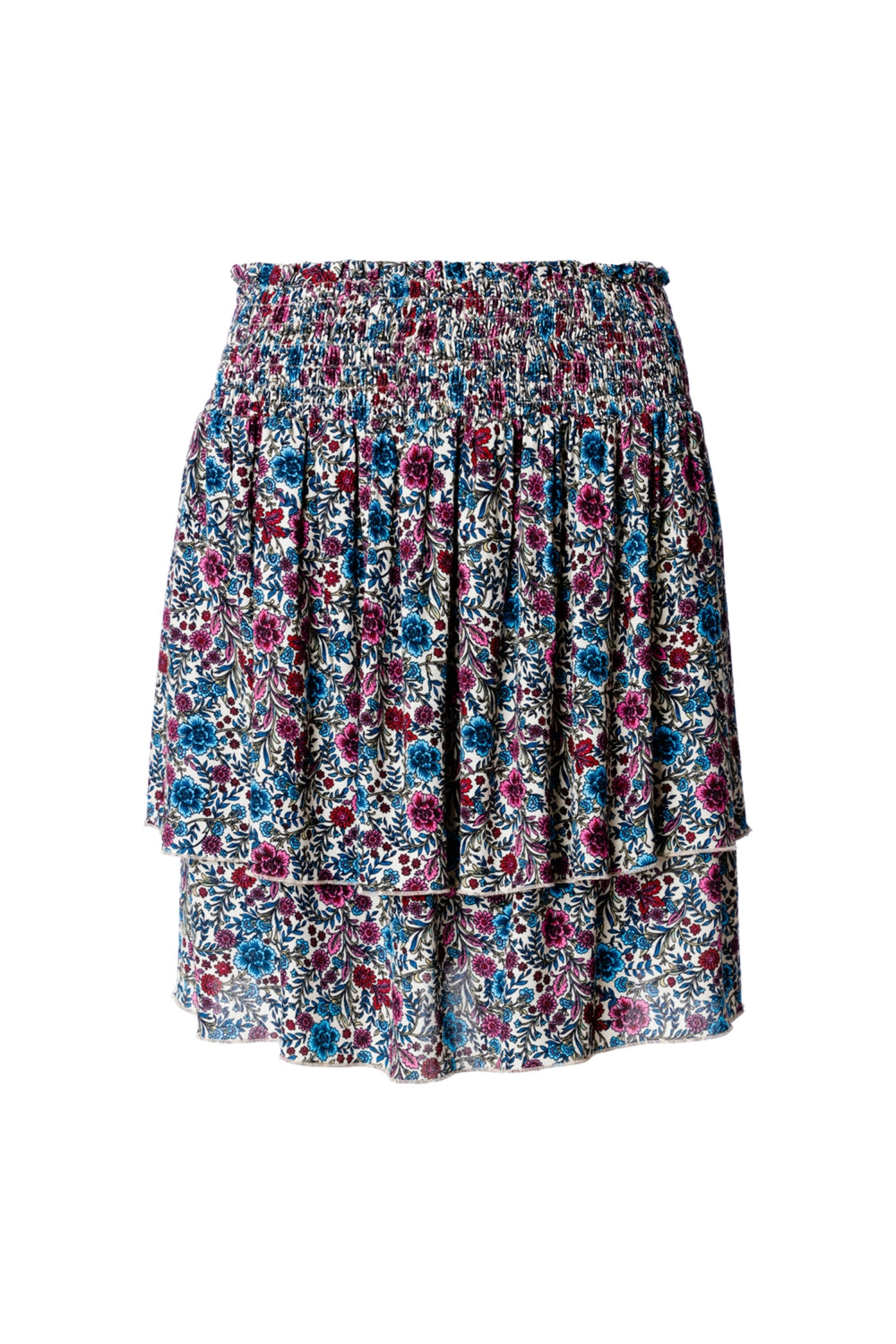 Mini Skirt Rocky Flower White - Mini Rocky Flower White تنورة
