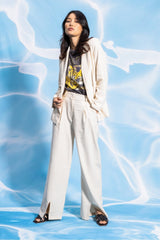 The Diane Blazer Patagonia Beige | سترة نسائية - Maison Clad