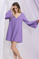 The Joni Dress Mauve | فستان نسائي - Maison Clad