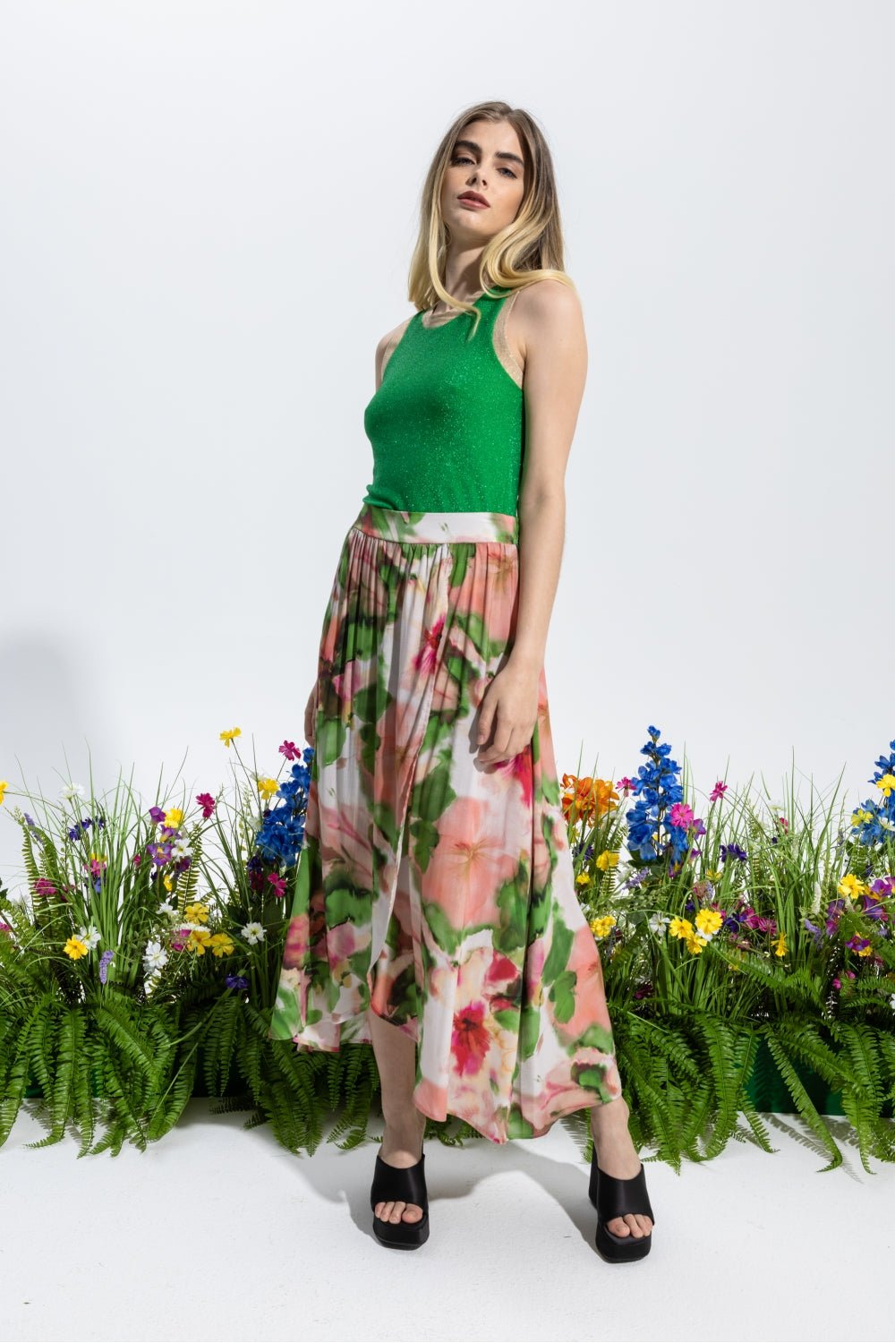 The Michael Top Green | أعلى النساء - Maison Clad