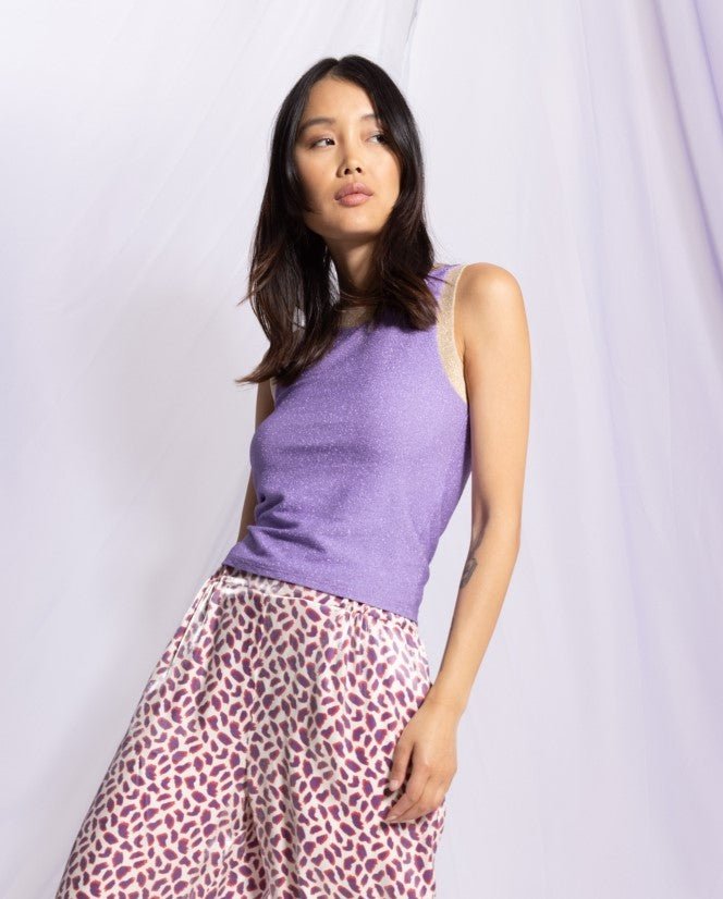 The Michael Top Mauve | أعلى النساء - Maison Clad