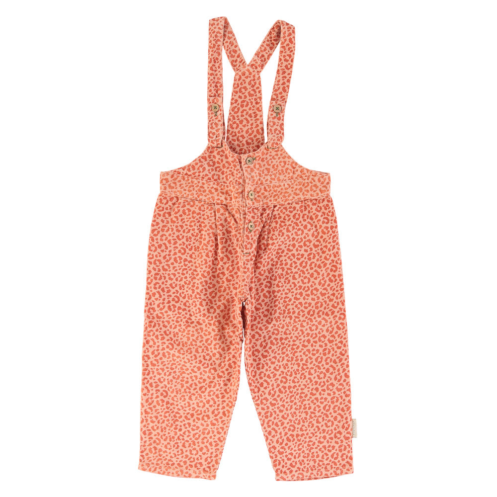 Trouser w/stripes light pink and brick animal - Girls سروال