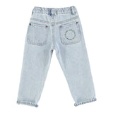 Unisex denim trousers washed light blue - Unisex سروال