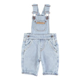 Baby unisex dungarees washed light blue denim - dungarees جمبسوت