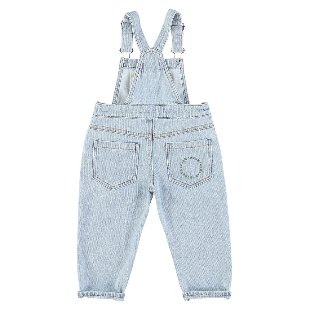 Unisex Dungarees Washed light blue denim - Dungarees جمبسوت