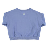Unisex sweatshirt blue w/ "vida bonita" print - Girls سترة رياضية