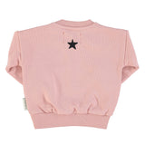 Baby unisex sweatshirt light pink w/ "the love journal" - Baby سترة رياضية