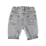 Baby unisex denim trousers washed grey denim - Baby سروال