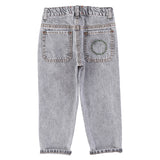 Unisex denim trouser washed grey denim - Unisex سروال