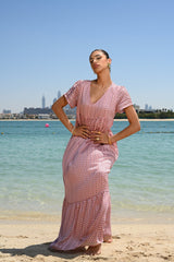 Was Dress Pink | فستان نسائي - Maison Clad