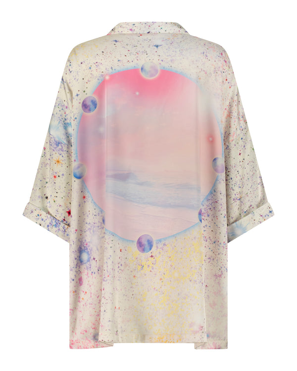 Shirt Arty Moon Graffiti Off White | بلوزة نسائية Arty