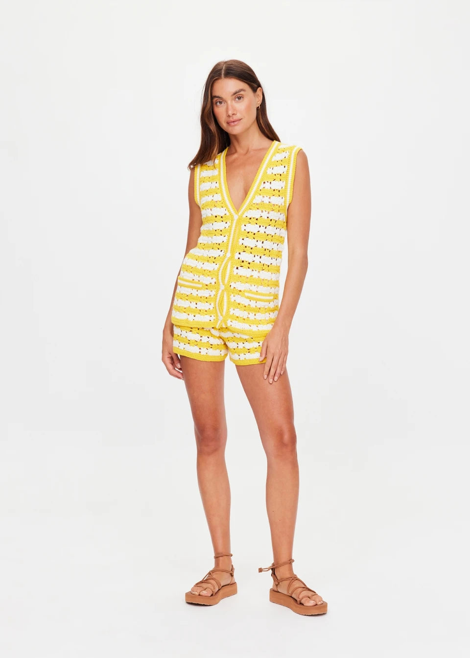 GOLDIE MALIK CROCHET SHORT | بيجاما نسائية GOLDIE MALIK