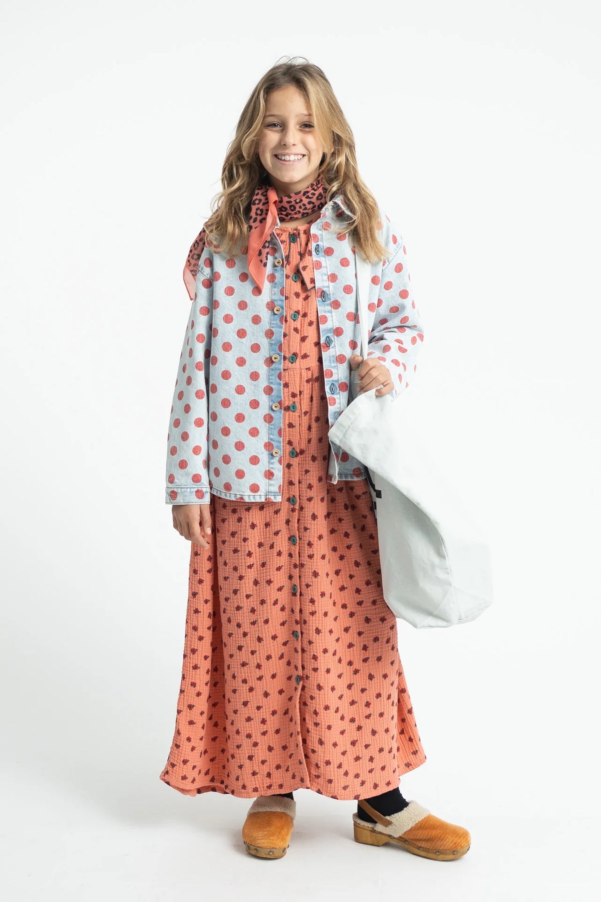 JACKET SHIRT W/ RED DOTS | السترة W/ RED DOTS
