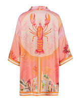 Shirt Arty Lobster Pink Orange Stripe | بلوزة نسائية Arty