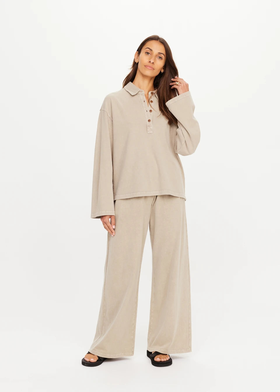 SOHO RHEA COLLARED TOP | بلوزة نسائية SOHO RHEA