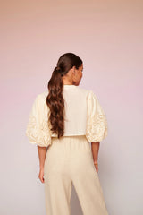 Rea Shirt Ivory | بلوزة نسائية