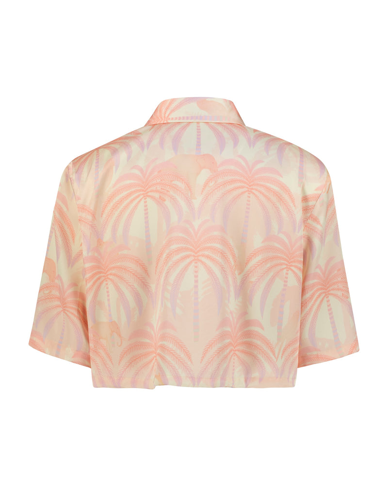 Shirt Alba Palm Elephant Gradient Pink | بلوزة نسائية Alba Palm