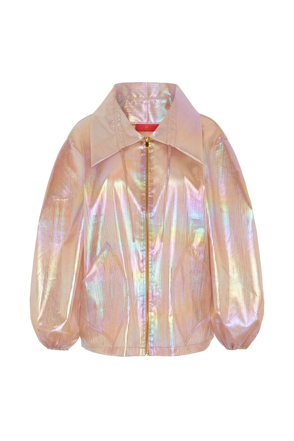 Jacket Bayt Organza Pink | بلوزة نسائية Bayt Organza