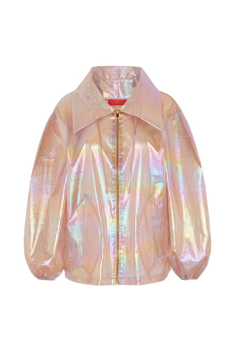 Jacket Bayt Organza Pink | بلوزة نسائية Bayt Organza