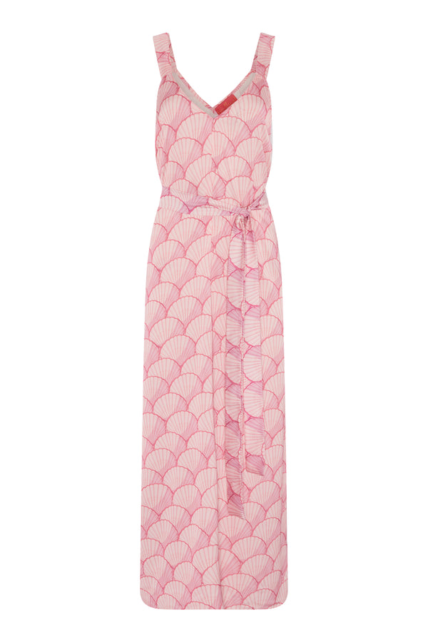 Straps Dress ELVY Shell Pink |فستان Elvy