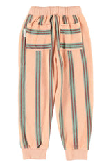 JOGGING PANTS WITH DOUBLE STRIPES LIGHT PINK