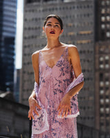 Dress Maricia NYFW Silk Embroided Disco Story | فستان نسائي Maricia