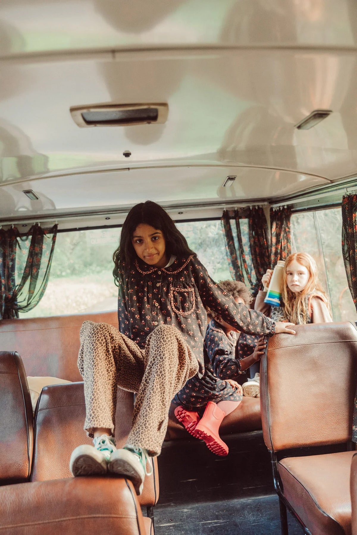 UNISEX TROUSERS BROWN W/ ANIMAL PRINT | سروال W/ ANIMAL PRINT