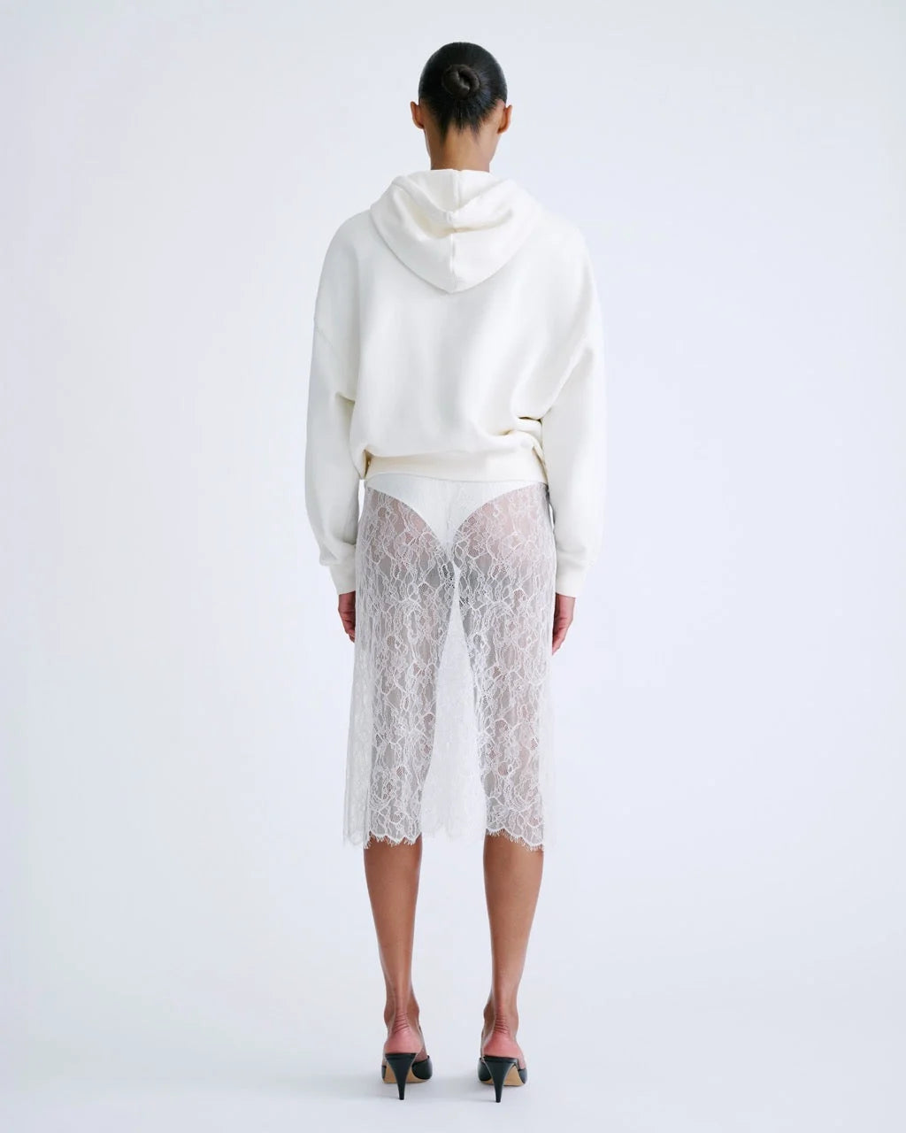 MIA MID-WAIST SKIRT WHITE