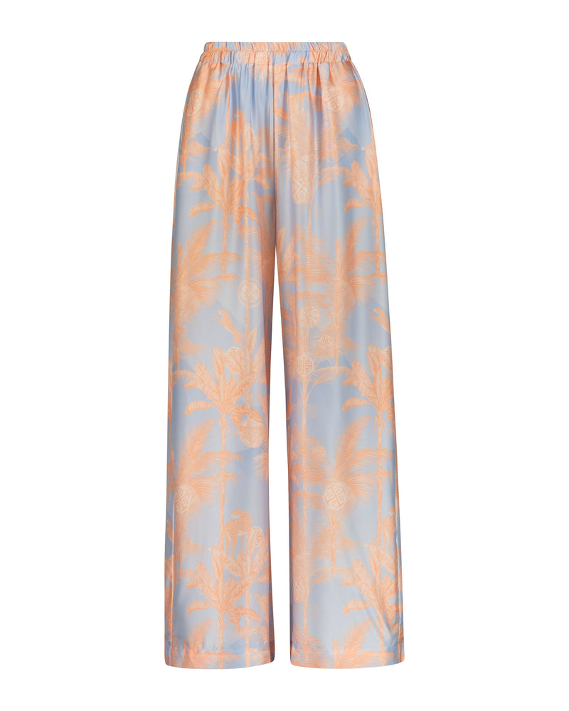 Trouser Tiger Lace Blue|سروال Jackomo