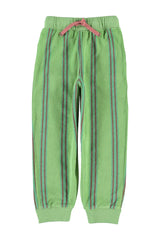 JOGGING PANTS W/ DOUBLE STRIPES GREEN