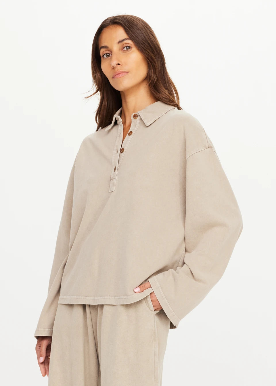 SOHO RHEA COLLARED TOP | بلوزة نسائية SOHO RHEA