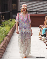 Dress Grazia NYFW  Embroided Lace Sunset Story | فستان نسائي Grazia