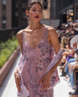 Dress Maricia NYFW Silk Embroided Disco Story | فستان نسائي Maricia