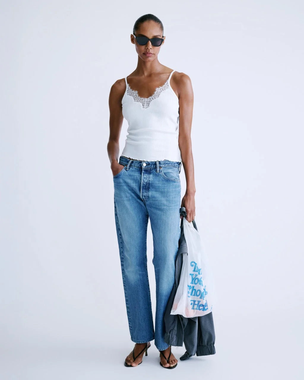 PIP ELEGANT CAMISOLE TOP WHITE