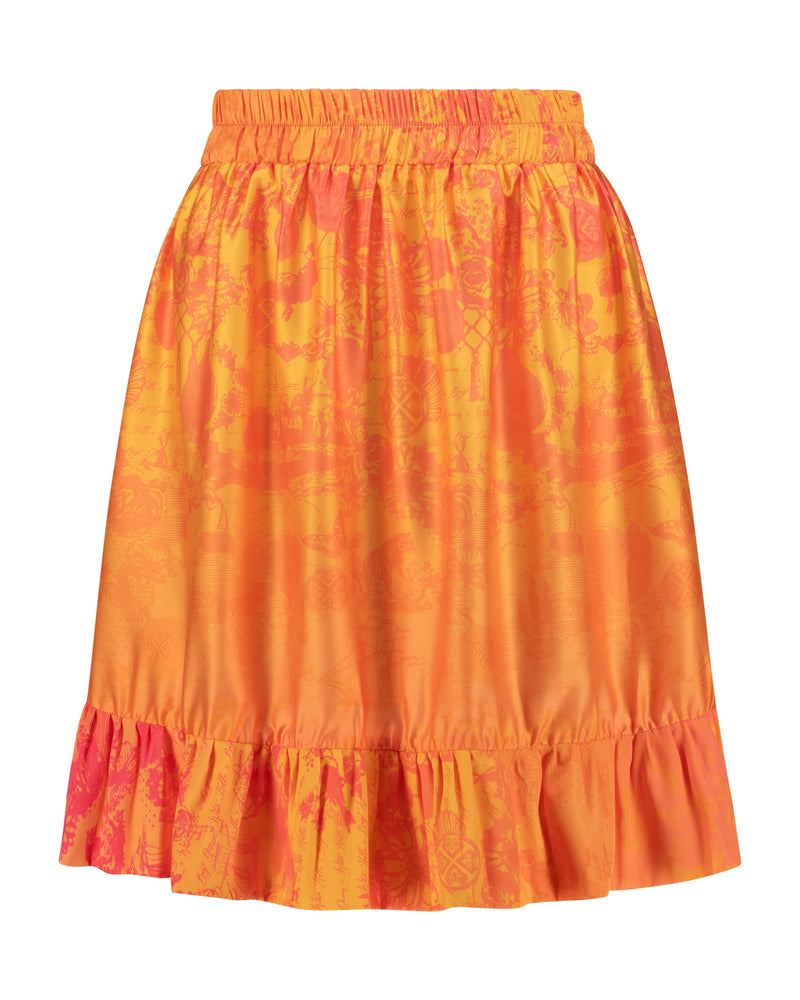 Skirt Fria Jouy Pink | تنورة Fria