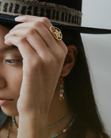 24K Gold Boerne Ring