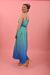 Simone Dress Magical Blue Turquoise | فستان نسائي