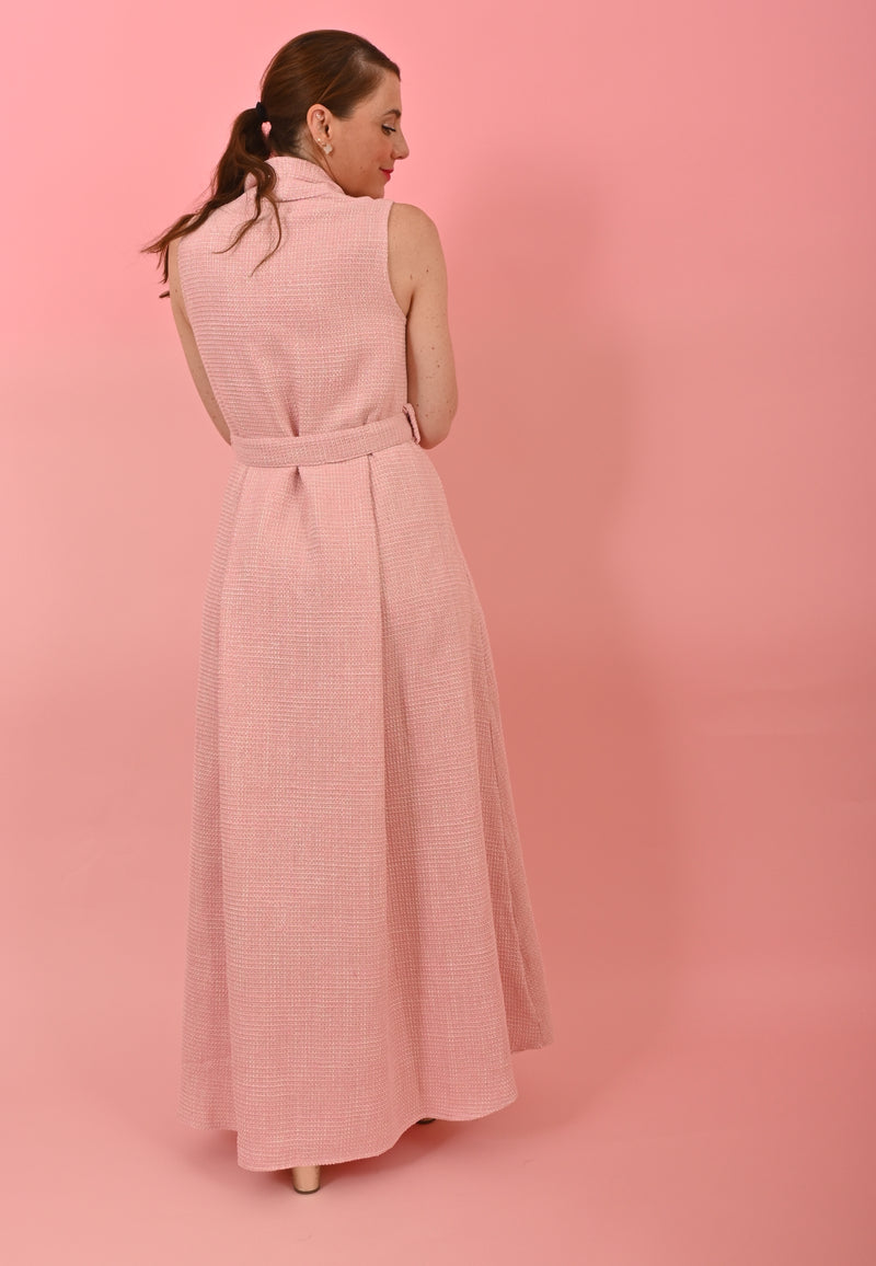 Dress Twinny Tweed Pink | فستان نسائي Twinny