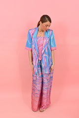 Trouser Jackomo Sunset Reflect Blue Pink |سروال