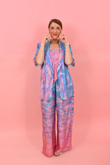 Trouser Jackomo Sunset Reflect Blue Pink |سروال