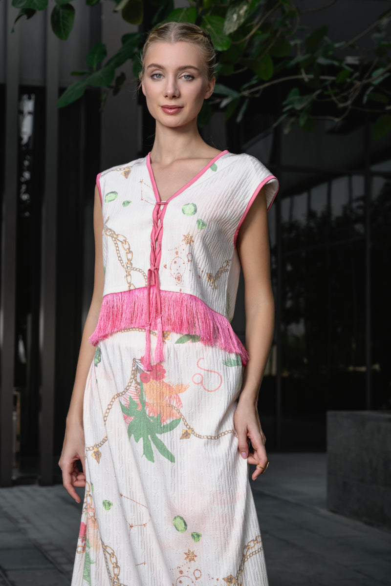 Shirt Dallas Fringes Astrology Knitwear Leo | بلوزة نسائية Dallas