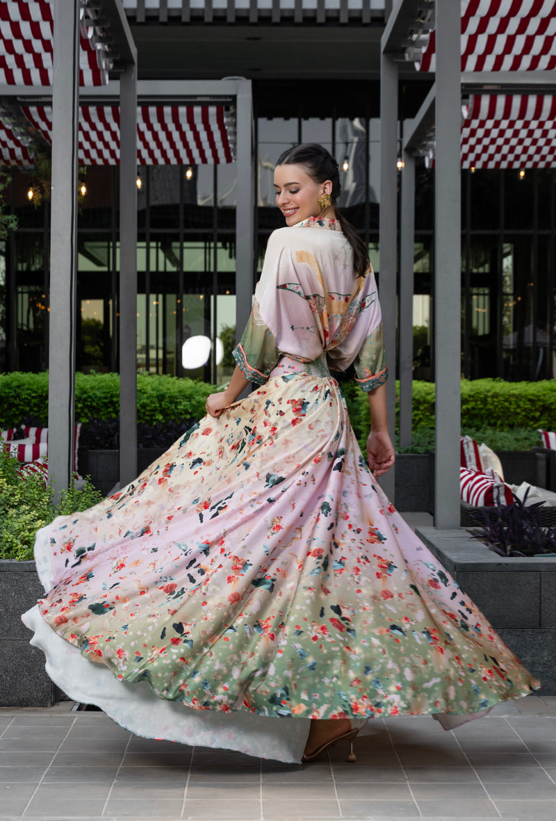 Skirt Karlito Gradient Astrology Taurus| تنورة Karlito