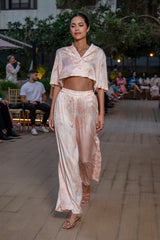 Shirt Alba Astrology Roses Gradient Lace Detail | بلوزة نسائية Alba