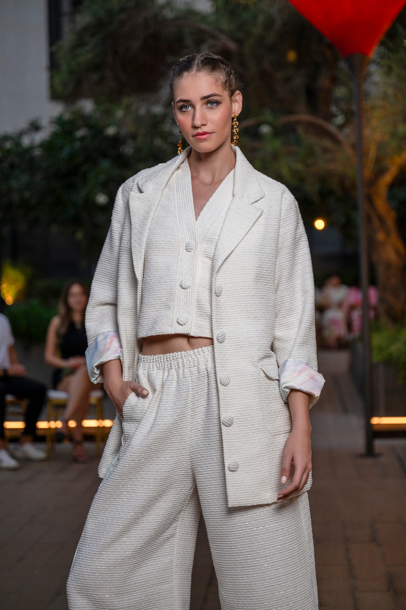 Trouser  Jackomo Tweed Astrology Gemini |سروال Tweed