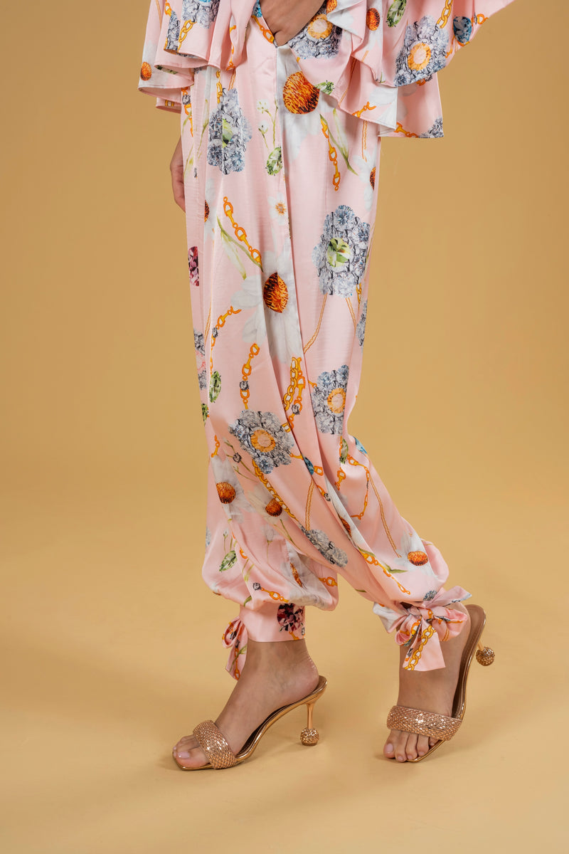 Trouser Bow Sarouel Daisy Pink |سروال Daisy Pink