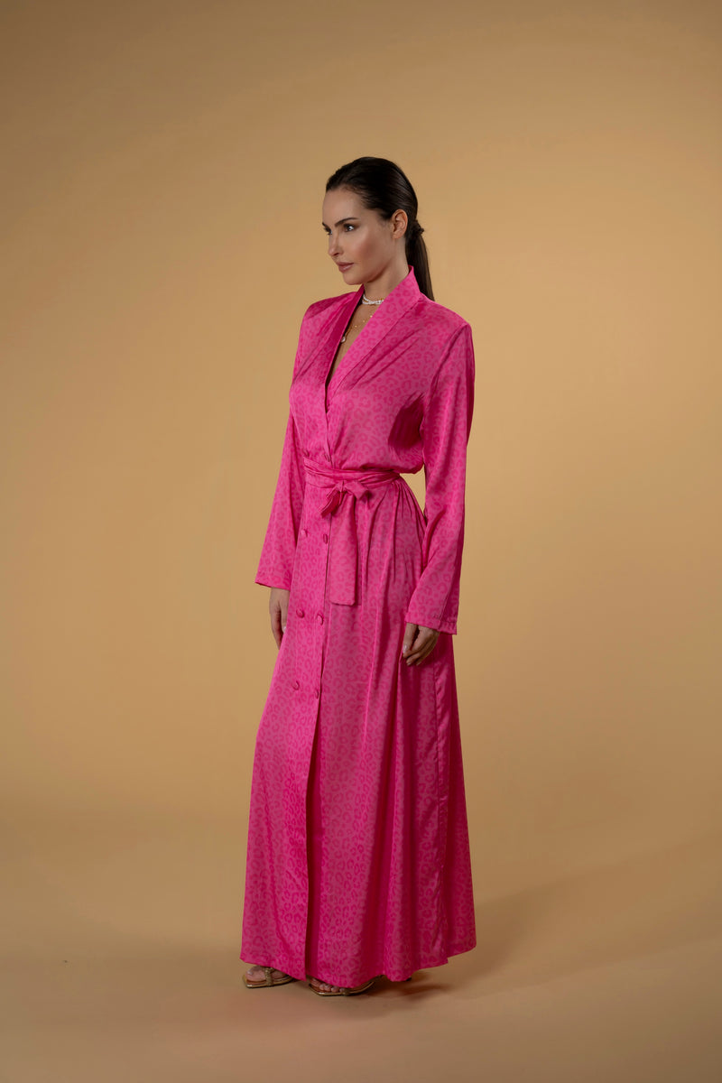 Jacky Leo Fushia Dress / فستان نسائي Jacky Leo Fushia