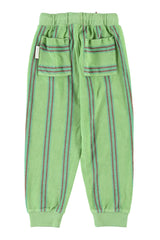 JOGGING PANTS W/ DOUBLE STRIPES GREEN