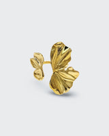 Elegant 24K Recycled Gold Dysis Ring – Paris Handcrafted Beauty