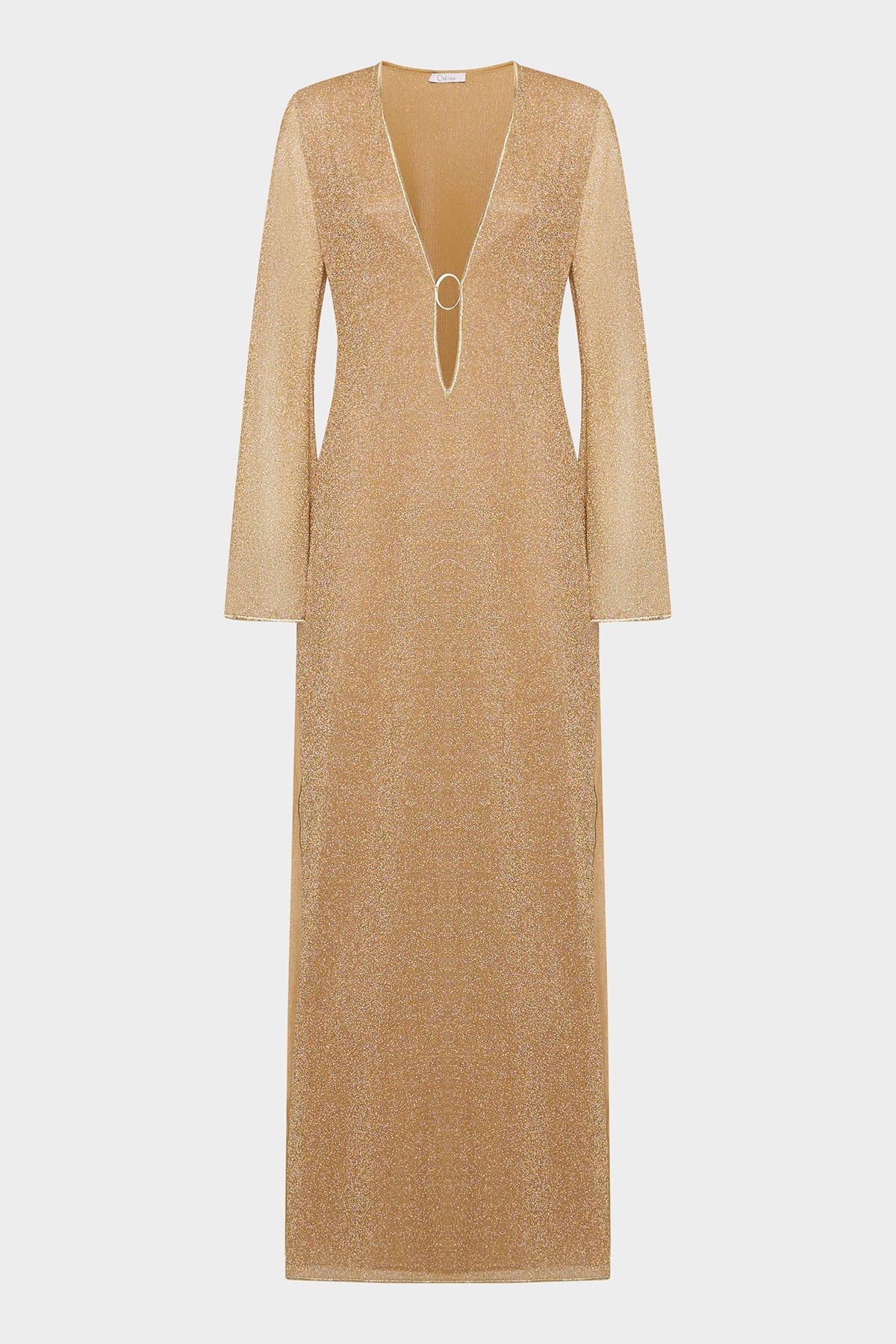 LUMIÈRE O-LONG KAFTAN GOLD